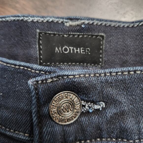 Mother The Stunner Zip Two Step Fray Last Call Jeans Size 26 - Picture 3 of 8